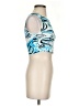 Shein Blue Sleeveless T-Shirt Size S - photo 4