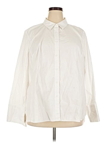 Lane Bryant Long Sleeve Polo (view 1)