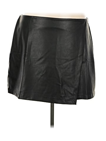 Old Navy Faux Leather Skirt (view 1)