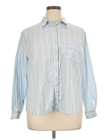 Ann Taylor LOFT Long Sleeve Button-Down Shirt (view 1)