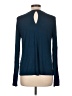 Halogen Blue Long Sleeve Top Size L - photo 2