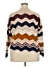Full Circle Trends With Love 100% Acrylic Chevron-herringbone Brown Pullover Sweater Size 3X - photo 2