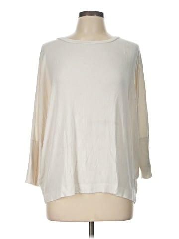 Ann Taylor LOFT 3/4 Sleeve T-Shirt (view 1)