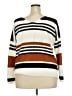 Full Circle Trends With Love 100% Acrylic Stripes Ivory Pullover Sweater Size 3X - photo 2