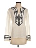 Tory Burch Ivory Long Sleeve Blouse Size S - photo 1