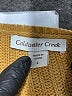 Coldwater Creek 100% Cotton Tan Pullover Sweater Size L - photo 4