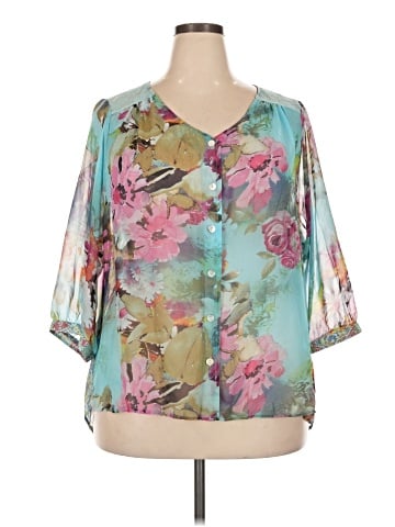 DressBarn 3/4 Sleeve Blouse (view 1)