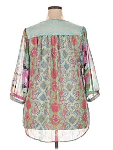DressBarn 3/4 Sleeve Blouse (view 2)