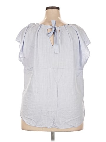 LC Lauren Conrad Short Sleeve Blouse (view 2)