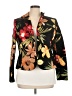 Ellen Tracy Floral Black Blazer Size 14 - photo 1