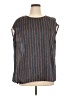Pleione 100% Polyester Gray Sleeveless Blouse Size 1X - photo 1