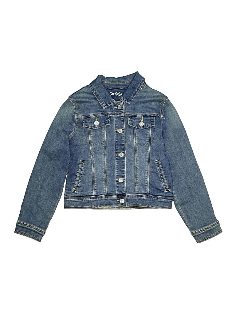 Pre-owned Cat & Jack Kids' Denim Jacket In Blue