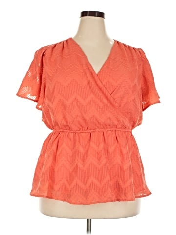 Lane Bryant Short Sleeve Blouse (view 1)