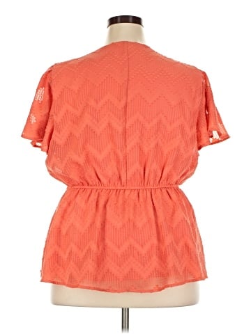 Lane Bryant Short Sleeve Blouse (view 2)