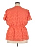 Lane Bryant 100% Polyester Orange Short Sleeve Blouse Size 18 - 20 Plus - photo 2