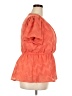 Lane Bryant 100% Polyester Orange Short Sleeve Blouse Size 18 - 20 Plus - photo 4