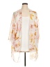 Charlotte Russe 100% Polyester Pink Kimono Size 1X - photo 1