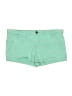 Express Solid Green Shorts Size 8 - photo 1
