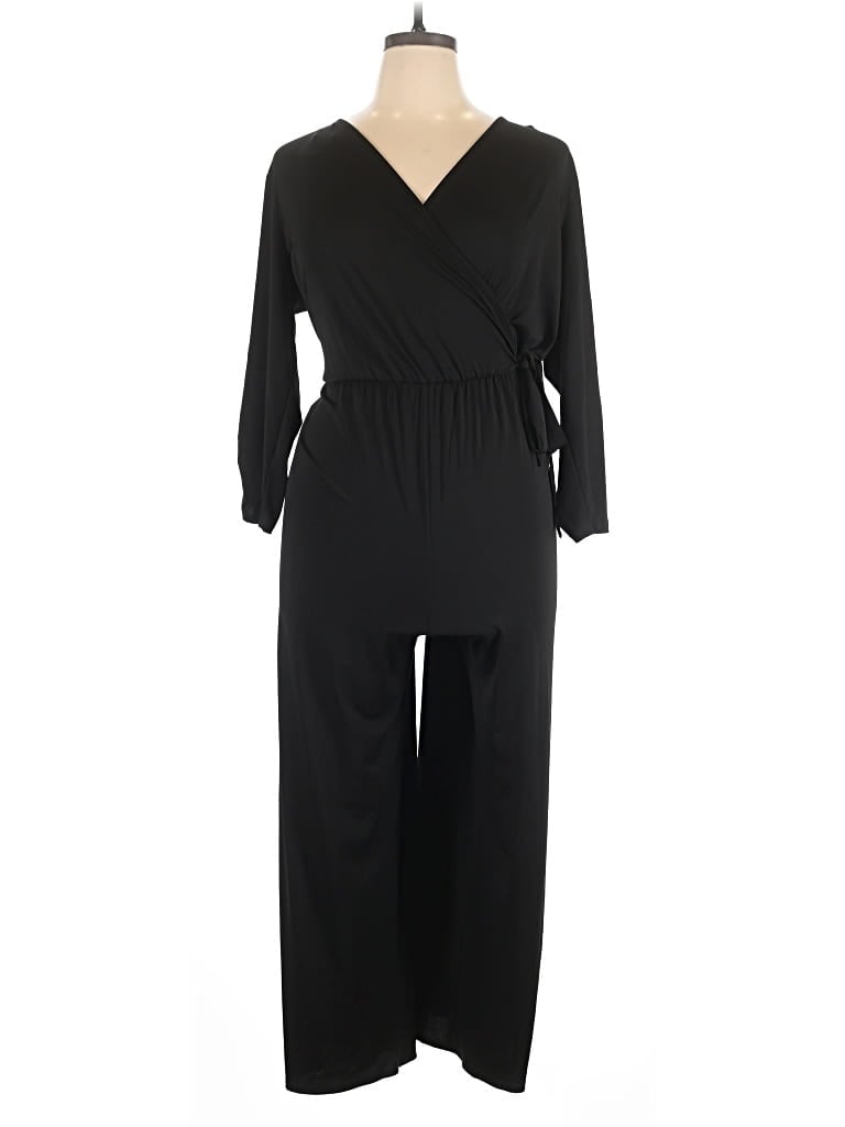 Pre-owned I.n. Studio Jumpsuit In Black
