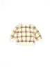 Cat & Jack 100% Recycled Polyester Plaid Green Ivory Pullover Sweater Size 3-6 mo - photo 2