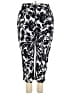 Boden 100% Linen Print Black Linen Pants Size 16 - 18 - photo 1