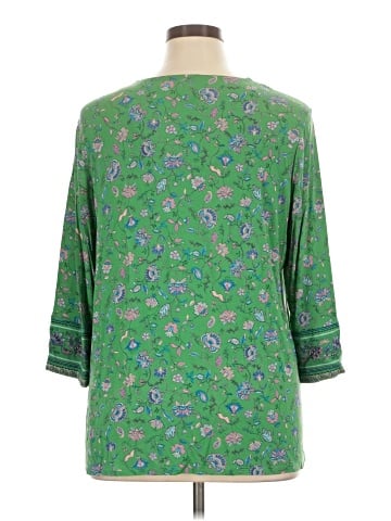 J.Jill 3/4 Sleeve Blouse (view 2)