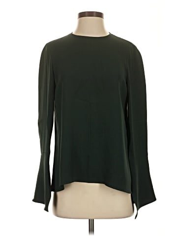 Lafayette 148 New York Long Sleeve Silk Top (view 1)