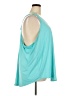Torrid Active Teal Sleeveless T-Shirt Size 5X Plus (5) - photo 4