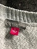 Vince Camuto Hearts Gray Pullover Sweater Size L - photo 7