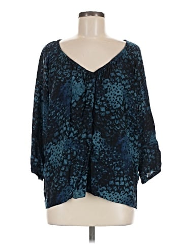 Rebecca Taylor 3/4 Sleeve Silk Top (view 1)