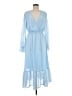 BTFBM 100% Polyester Blue Casual Dress Size M - photo 1