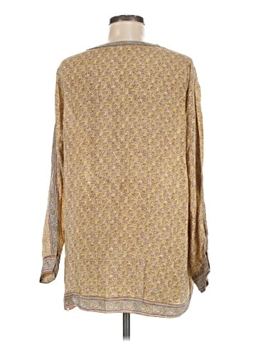 Calypso St. Barth 3/4 Sleeve Silk Top (view 2)