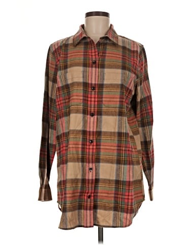 L.L.Bean Long Sleeve Button-Down Shirt (view 1)