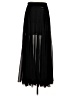 Bebe 100% Polyester Black Formal Skirt Size S - photo 2