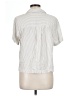 Splendid Stripes Ivory Short Sleeve Blouse Size L - photo 2