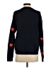 Caslon Hearts Black Pullover Sweater Size XS - photo 2