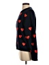 Caslon Hearts Black Pullover Sweater Size XS - photo 5