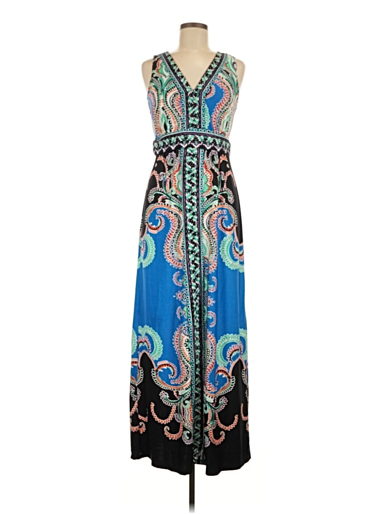 Pre-owned Ny Collection Casual Dress In Blue