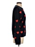 Caslon Hearts Black Pullover Sweater Size XS - photo 4