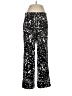 Alfani Animal Print Black Casual Pants Size M - photo 1