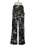 Alfani Animal Print Black Casual Pants Size M - photo 2