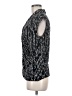 Chaus Silver Black Sleeveless Blouse Size M - photo 5