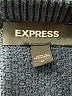 Express 100% Cotton Solid Blue Pullover Sweater Size M - photo 7