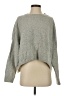 Olive Solid Gray Pullover Sweater Size S - photo 1