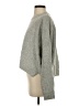Olive Solid Gray Pullover Sweater Size S - photo 5