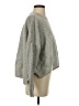 Olive Solid Gray Pullover Sweater Size S - photo 4