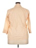 Lands' End Tan 3/4 Sleeve Button-Down Shirt Size 18W - photo 2