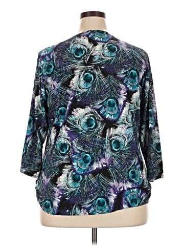 JM Collection 3/4 Sleeve Blouse (view 2)