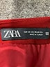 Zara 100% Polyester Solid Burgundy Skort Size XS - photo 3