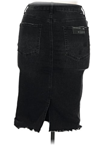 Risen Denim Skirt (view 2)